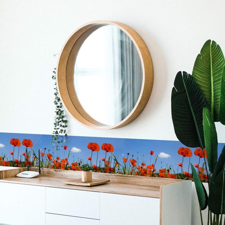 Produktbild Trenddeko Border Mohnblumen (38 x 15 cm)