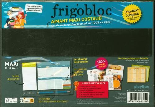Image du produit Frigobloc hebdomadaire 2025 (Couverture rigide, Français)