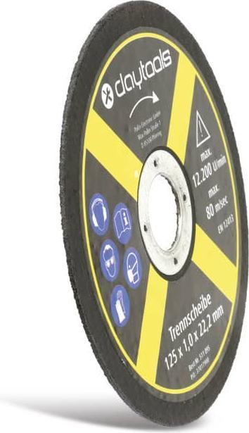 Produktbild Daytools Trennscheibe Metall, 125x1,0x22,2 mm, 5 Stück