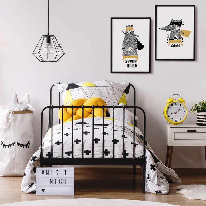 Image du produit Trenddeko Ours Strong Superhero (30 x 40 cm)