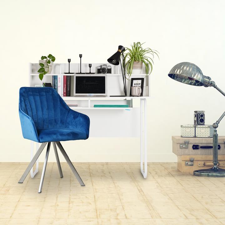Actual product image Relaxdays Desk With Shelving (120 x 60 x 109 cm)