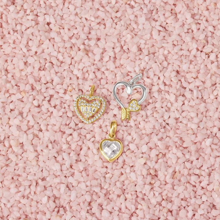 Immagine prodotto Amor Ciondolo Cupido da donna, argento 925, zirconi sintetici. | Cuore (Argento 925)