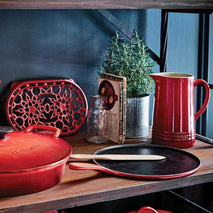 Actual product image Le Creuset Signature (27 cm, Crêpe pan, Cast iron)