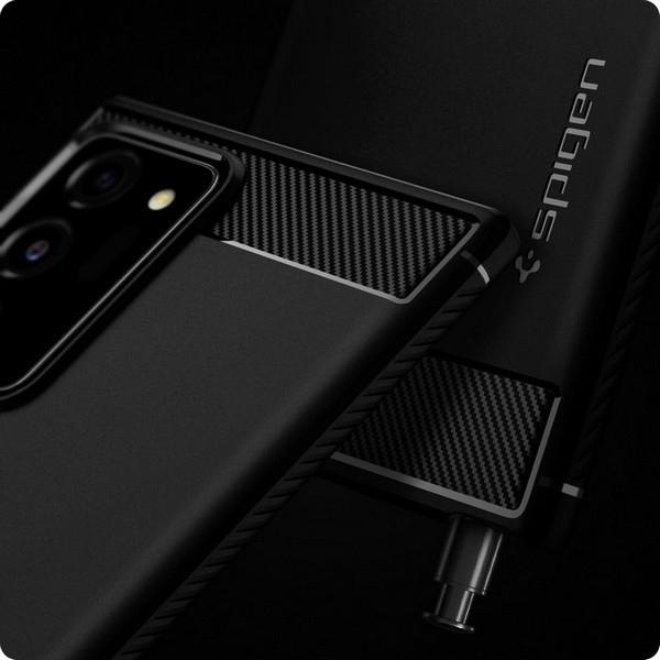 Actual product image Spigen rugged army (Samsung Galaxy Note 20 Ultra)