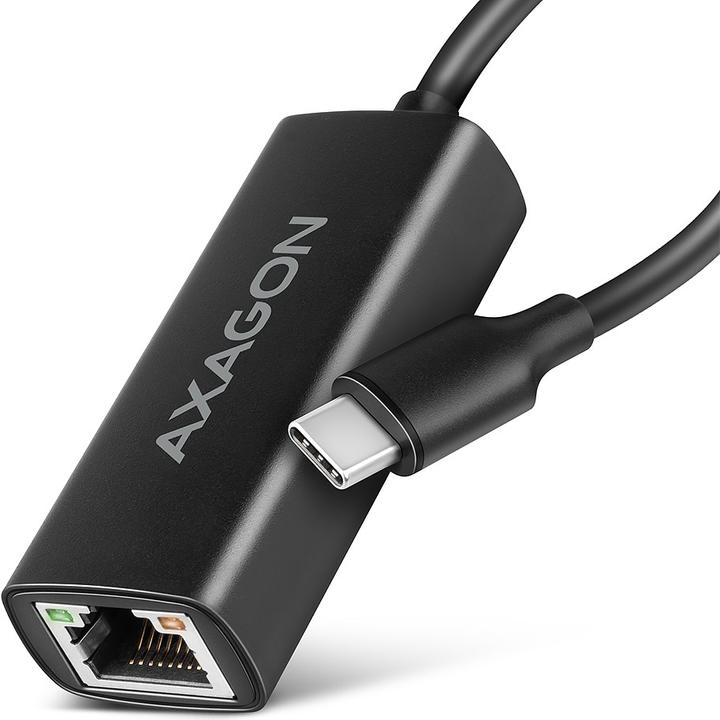 Axagon ADE-ARC, USB-C 3.2 Gen 1 - Gigabit Ethernet s????ov?? karta, Realtek 8153, auto instal (USB-C 3.2 Gen 1, RJ45 (1x))