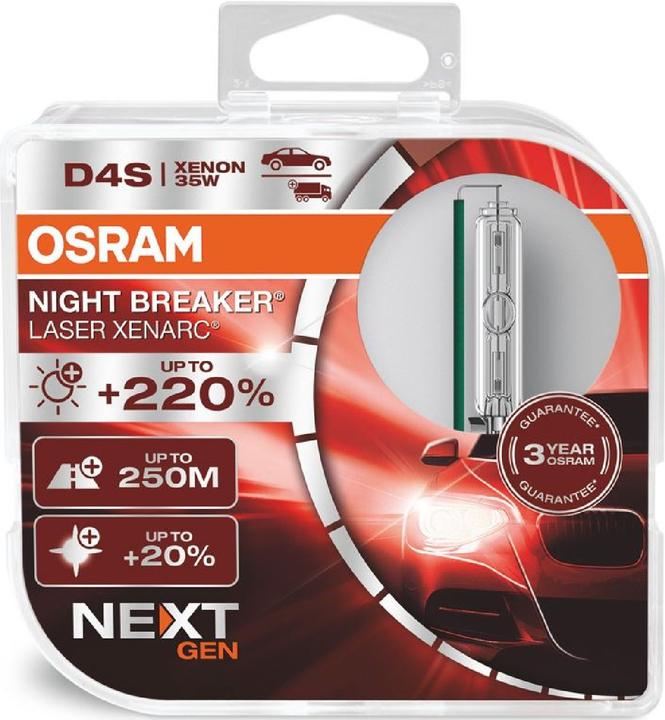 Actual product image Osram Xenarc Night Breaker Laser (Next Gen) D4s (D4S)