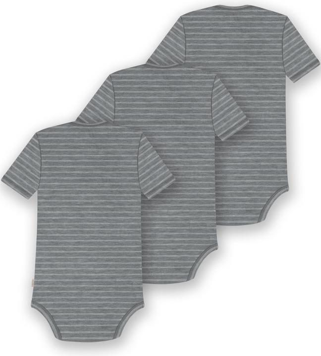 Produktbild Normani 3er Set Baby Merino Body Kurzarm „Tauranga" - 9291 (80)