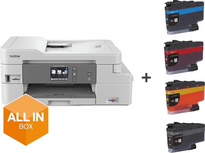 Brother DCP-J1100DW incl. XL Ink Multipack (Ink, Colour)