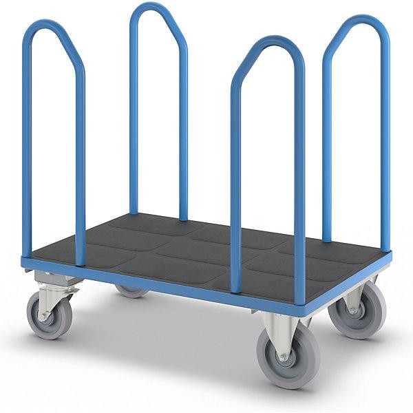 Produktbild eurokraft pro Plattformwagen mit Seitenbügeln (500 kg)