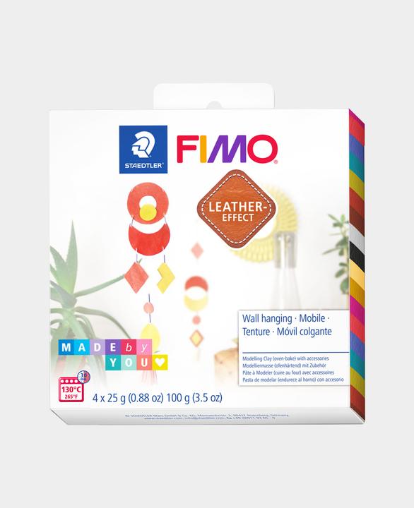 Produktbild Fimo Modelliermasse leather-effect Set "Wandhänger"