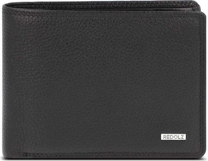Redolz Leather Essentials Geldbörse RFID Schutz Leder 12 cm