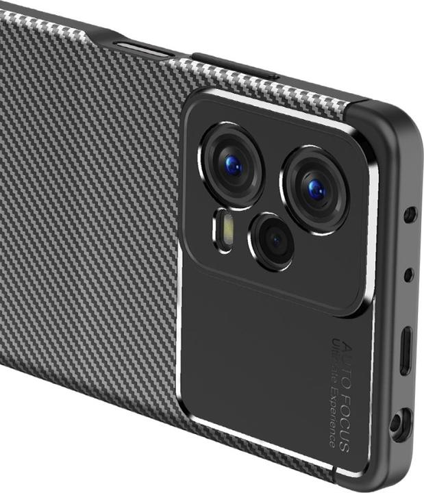 Produktbild Screenguard Xiaomi Redmi Note 12 Pro 5G Hülle Carbon Design TPU Case (Xiaomi Redmi Note 12 Pro 5G)