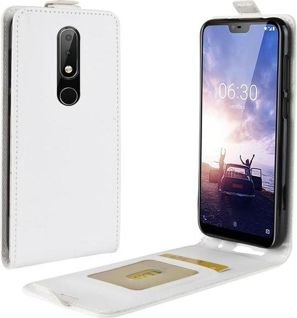 Produktbild MU Classic Crazy Horse Leder Flipcase Series (Nokia 6.1 Plus)