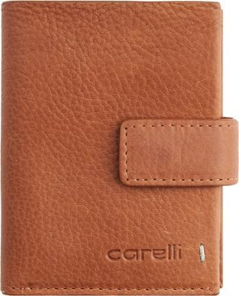 Giorgio Carelli Unisex Geldbörse, klein mit Lasche, RFID