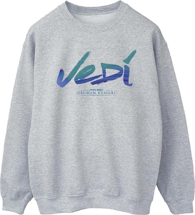 Star Wars ObiWan Kenobi Jedi Painted Font Sweatshirt (L)