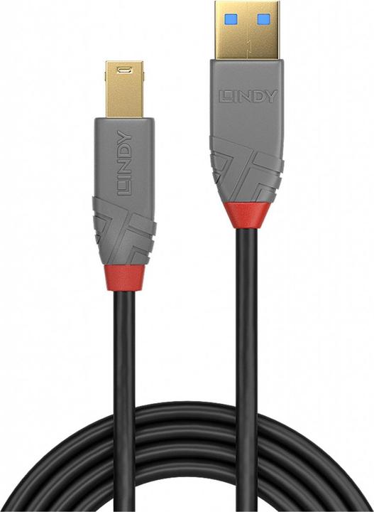 Produktbild Lindy USB A — USB B (5 m, USB 3.0)