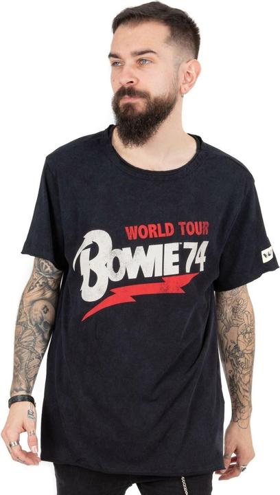 Actual product image David Bowie 1974 World Tour TShirt (L)
