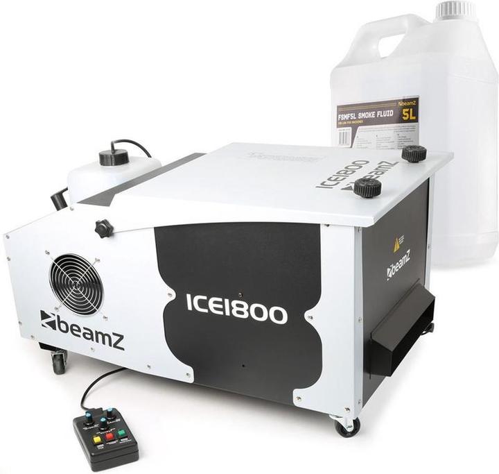 Immagine prodotto BeamZ Rauchmaschine - ICE1800 - Low Nebelmaschine mit 5 Litern Rauchflüssigkeit - 1800 W