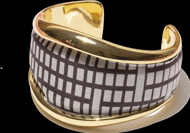MM33 Bangle classic check (950 Platin)