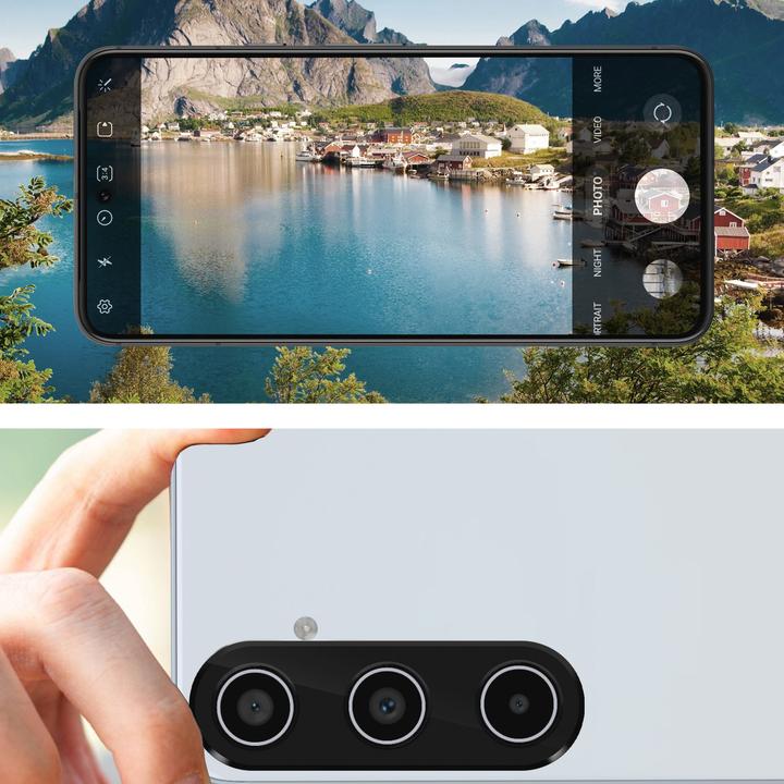 Actual product image Enkay ClearShield camera protection (1 Piece, Samsung Galaxy A35)