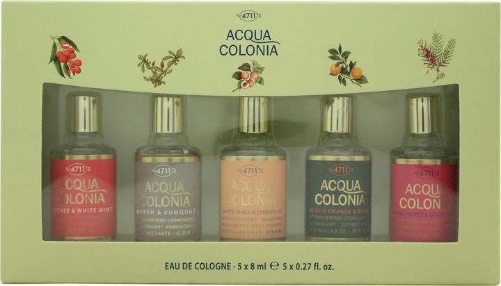 Immagine prodotto Acqua Colonia 4711 4711 Acqua Colonia Eau De Cologne Miniature Set Mirra e Kumquat Rosa