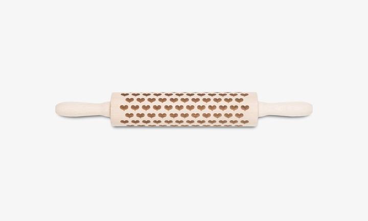 Produktbild Heidi Cheese Line Wallholz mit Herz-Struktur Sand