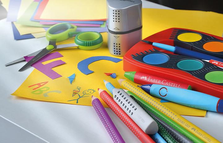 Actual product image Faber-Castell jumbo grip (Multicoloured, 5 x)