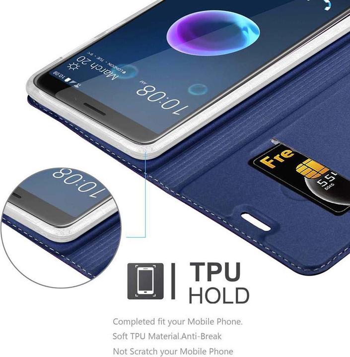 Image du produit Cadorabo Book Classy Style Cover (HTC Desire 12)