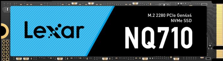 Actual product image Lexar NQ710 (500 GB, M.2 2280)