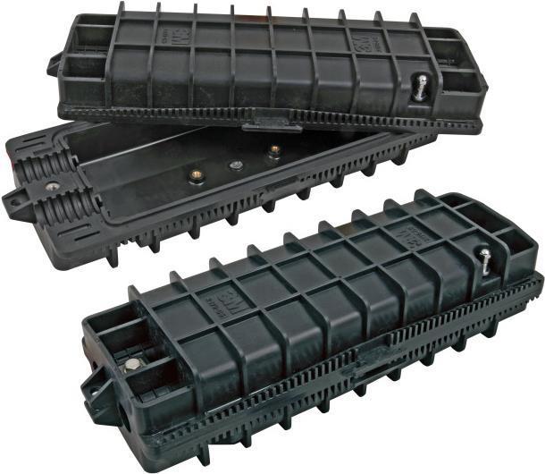 Actual product image EFB Elektronik Outdoor socket,IP 68,cable thickness 10-25mm, for 48 fibers (Cable connection box)