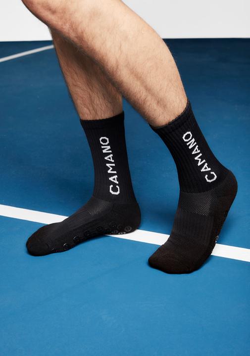 Immagine prodotto Camano Calze sportive con grip Extra strong Calze da calcio antiscivolo Calze da tennis Calze che (35, 38)