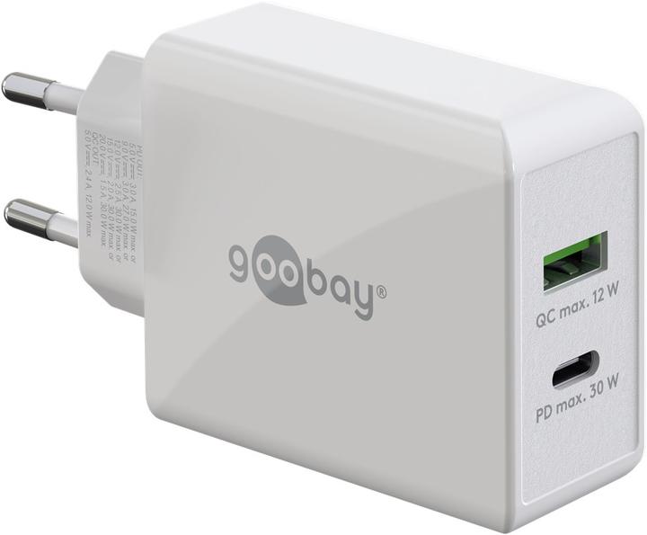 Produktbild Goobay Dual USB Schnellladegerät (30 W)