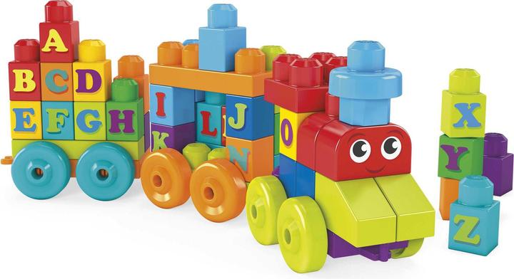 Productafbeelding Mega Bloks ABC Leren Trein (60 stuks)