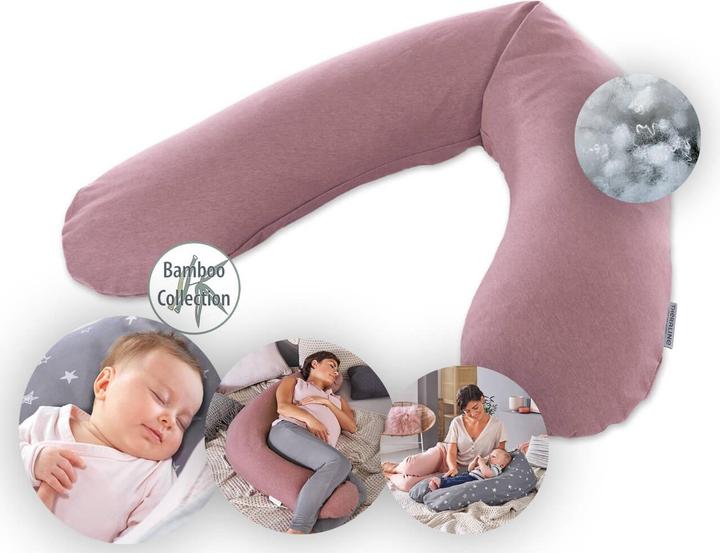 Produktbild Theraline Stillkissen "Das Original" mit Polyester Hohlfaser Füllung inkl. Bezug 190 cm (190 cm)