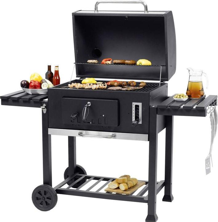 Produktbild Tepro Garten Toronto XXL Holzkohle, Grillwagen Grill Schwarz (37.50 kg)