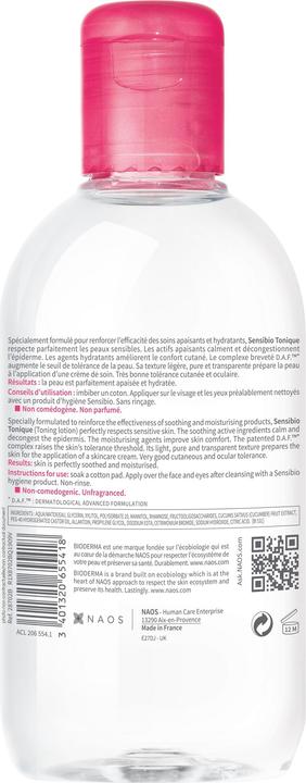 Image du produit Bioderma Sensibio (Lotion tonique, 250 ml)