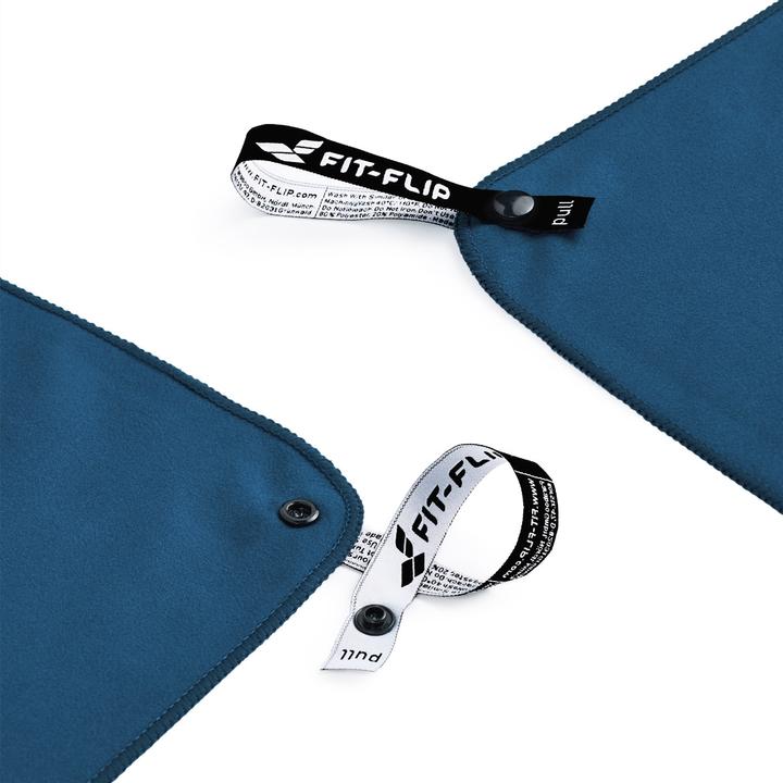 Image du produit Fit-Flip Mikrofaser Handtuch schnelltrocknend mit Tasche 40x80cm (40 x 80 cm)