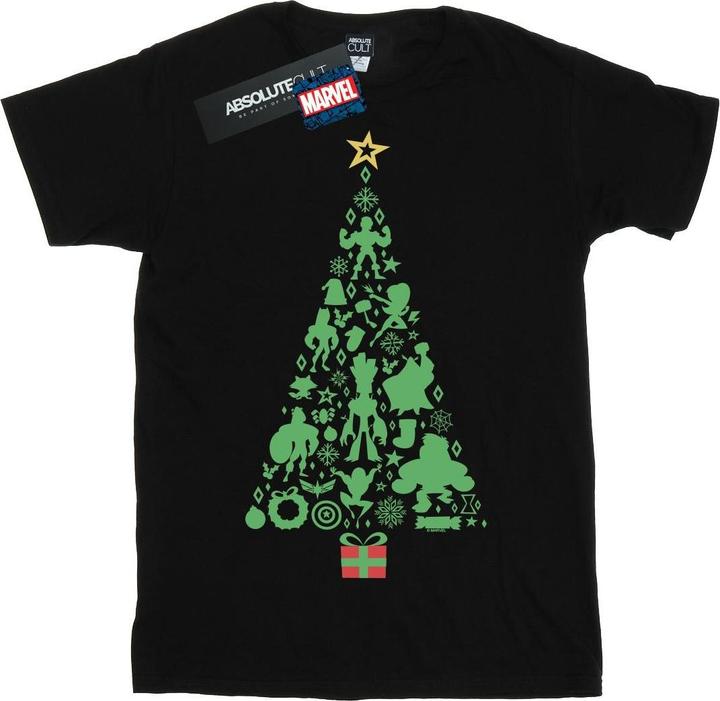 Avengers Christmas Tree TShirt (S)