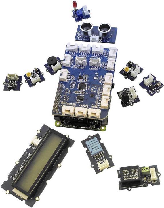 Image du produit Seeed Studio RPI GROVE+ START - Raspberry Pi - Kit de démarrage GrovePi