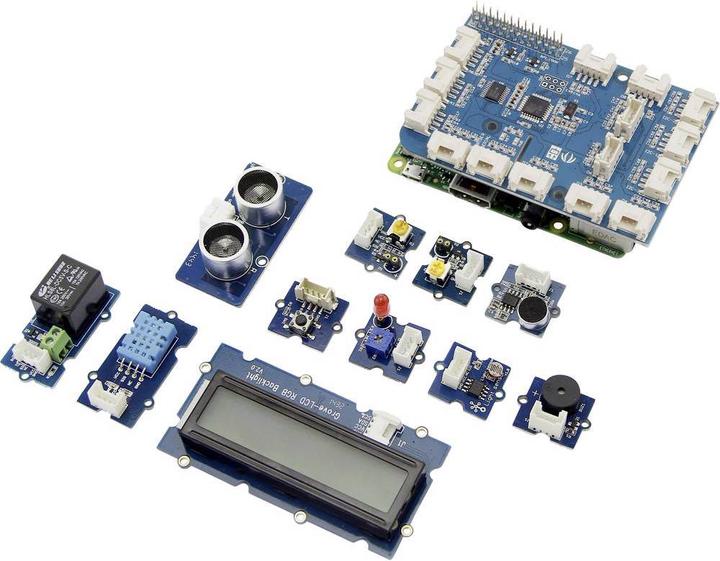 Image du produit Seeed Studio RPI GROVE+ START - Raspberry Pi - Kit de démarrage GrovePi