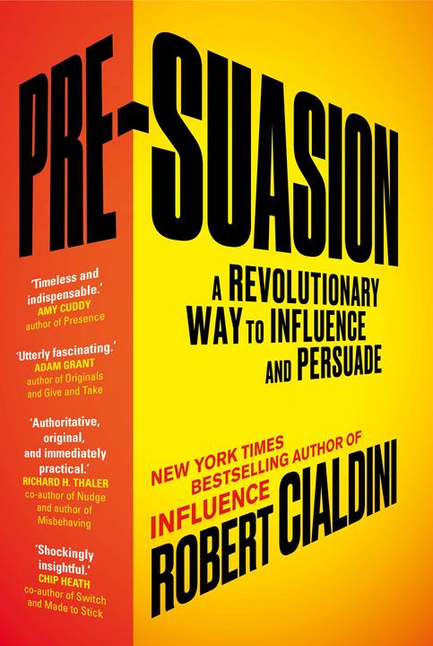 Produktbild Pre-Suasion (Englisch, Robert Cialdini, 2017)