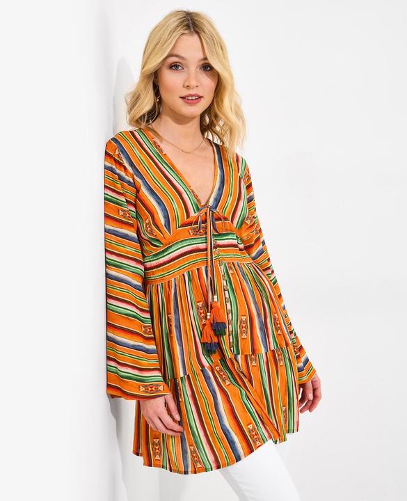 Actual product image Joe Browns Bold Striped Slim-Fit Tunic
