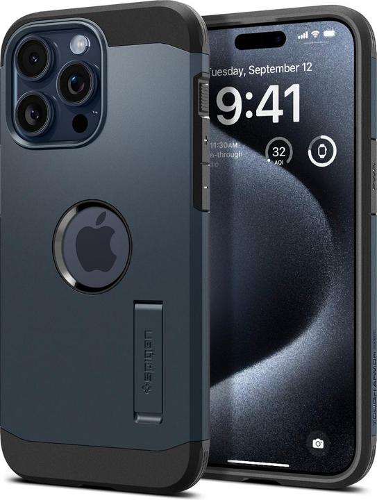 Immagine prodotto Spigen Tough Armor MagSafe, metallo ardesia - iPhone 15 Pro Max (Apple iPhone 15 Pro Max)