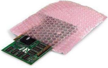 Immagine prodotto Transpak Sacchetti a bolle d'aria antistatici Dimensioni 200x300mm Spessore 100µ fossette rosa all'esterno (1 x)