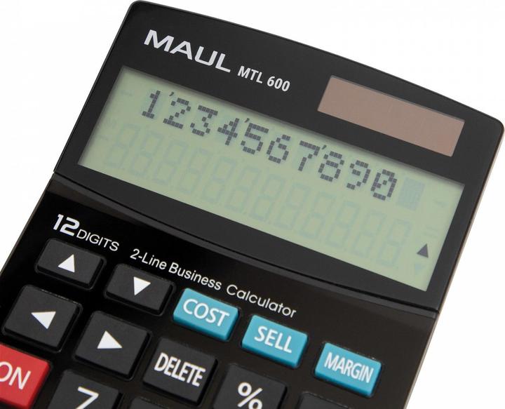 Actual product image Maul Calculator MTL600 Black (Batteries)