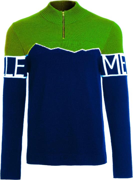 Bellemere Pullover Merino Super Fine Mountain Print Sweater