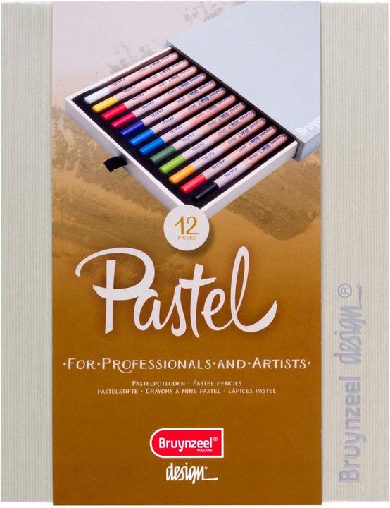 Produktbild Bruynzeel Pastellkreide-Buntstift design Pastel, 12er Box (Mehrfarbig, 12 x)
