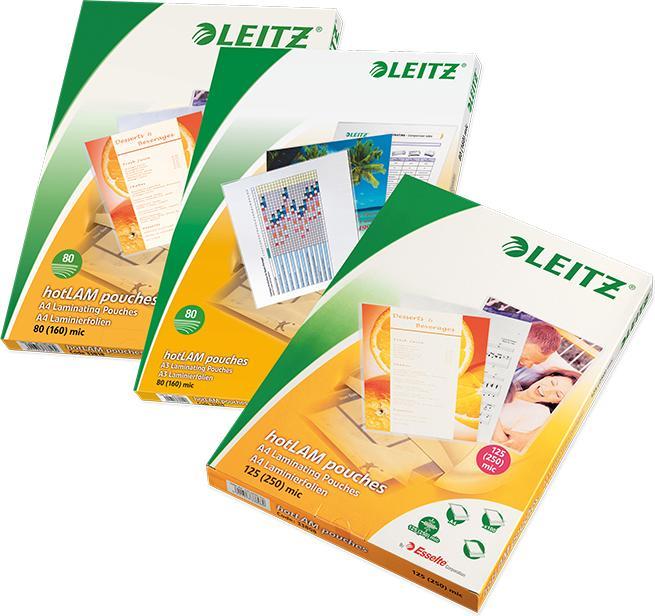 Image du produit Leitz Films de laminage à chaud (A4, 100 pièce(s), 100 µm)