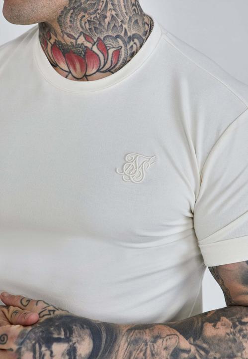 Actual product image Siksilk T-Shirt Roll Sleeve T-Shirt (L)