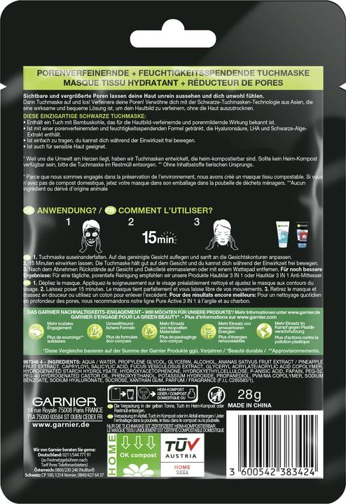 Produktbild Garnier SkinActive Schwarze Alge